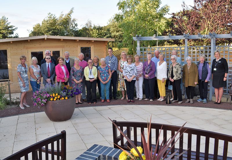 Gardeners pictured at hospice