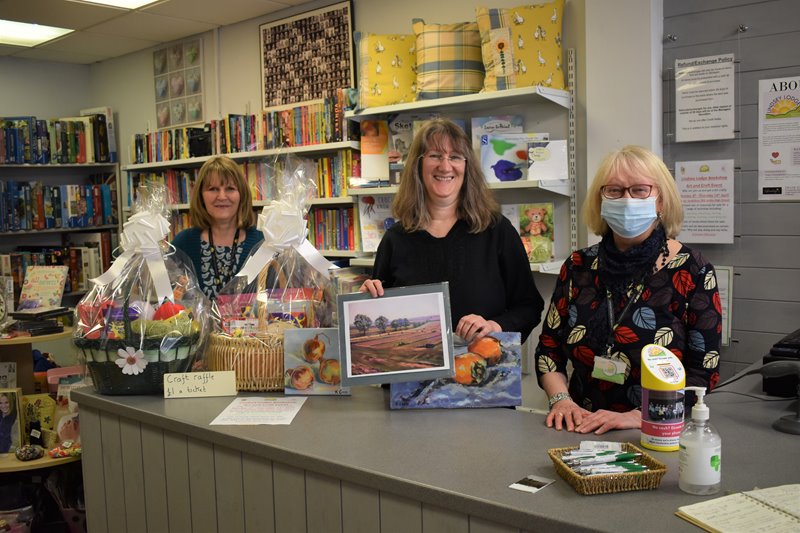 Staff and volunteers at the Bookshop
