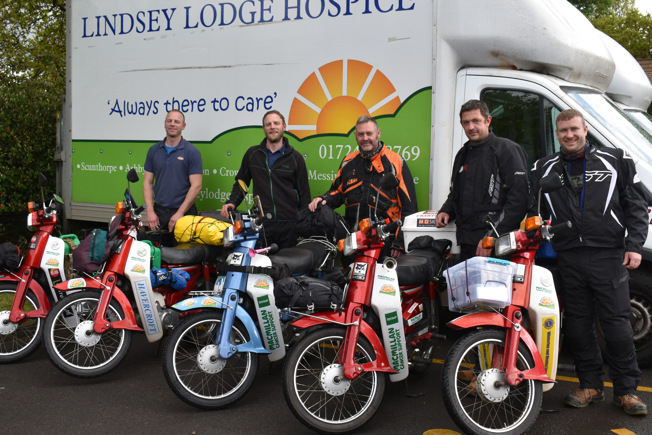 Pictured from left to right: Matthew Joyce; Steve Joyce; Lee Baker; John Haynes and Jonny Milner (missing from the photo is Jez Teasdale).
