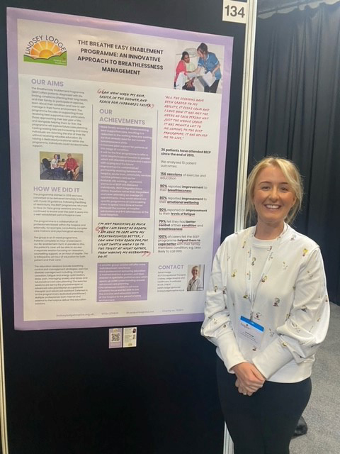 Sarah Hodge and poster